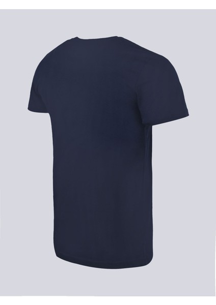 Orijinal Lisanslı Lacivert Tribün Tek Renk Logolu Erkek Tshirt fiyatları