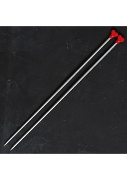 Addı Kalpli 5mm 40CM Klasik Alüminyum Örgü Şişi - fiyatları