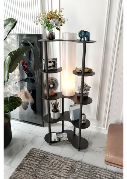 Mariposa Dekoratif Raflı Lambader Siyah fiyatları