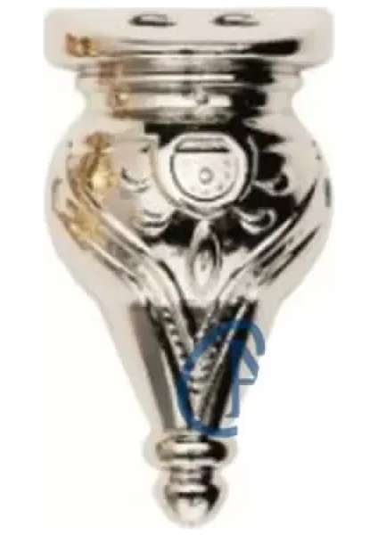 Minare Sandık Ayağı, Kutu Ayak 3 cm - Nikel, 100 Adet