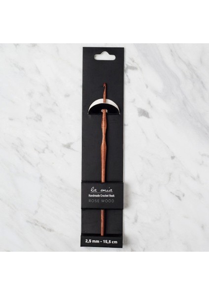 La Mia Rosewood 2.5 mm 15.5 cm Ahşap Yün Tığ