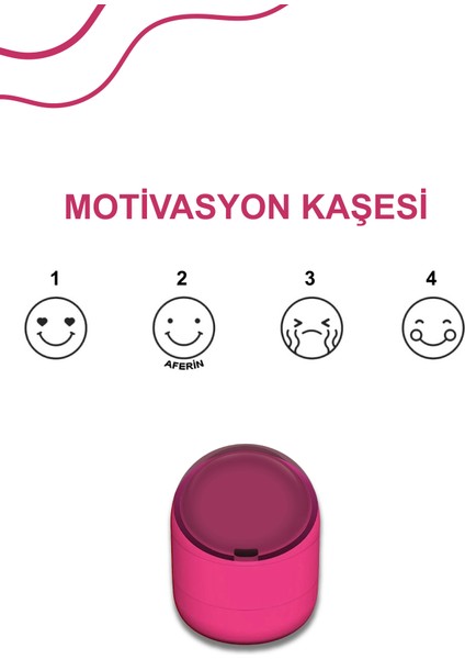 Öğretmen Öğrenci Motivasyon Kaşesi, Veli Motivasyon Kaşesi, Defter ve Kitap Ödev Kontrol Kaşesi