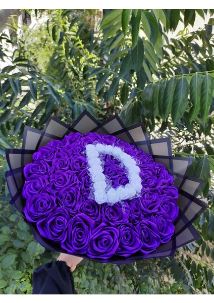 41 Li LED Işıklı Solmayan Gül Bordo Gül Dışı Siyah Isteme, Söz, Nişan, Mezuniyet Için Ideal