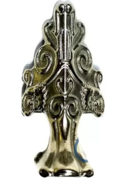 Lükens Sandık Ayağı, Kutu Ayak 4 cm - Nikel, 50 Adet