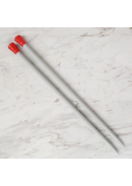 Loren Crafts 10 mm 35 cm Klasik Alüminyum Örgü Şiş