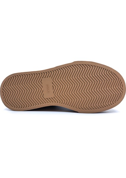 G25K330 Kalın Taban Kadife Kadın Kahverengi Sneaker Ayakkabı indirimleri