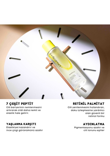7 Peptit ve Retinil Palmitat ile Cilt Onarımını Destekleyen Retinol Tonik modelleri