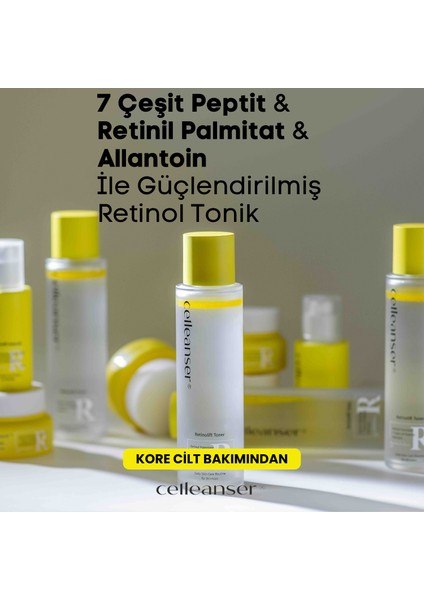 7 Peptit ve Retinil Palmitat ile Cilt Onarımını Destekleyen Retinol Tonik indirimleri
