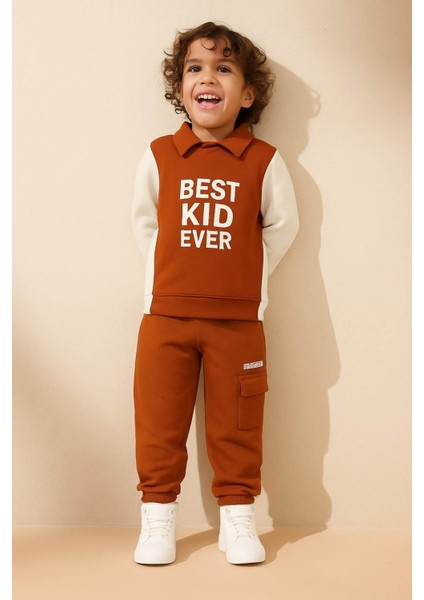 Erkek Bebe Çocuk Iki Ip Baskılı Ikili Spor Takım 2/8 Yaş