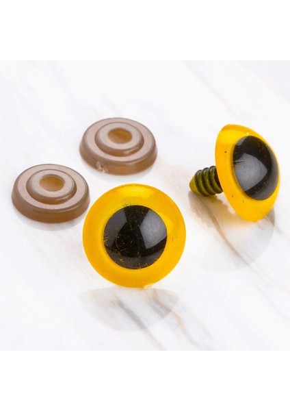 Loren 20 mm Sarı 5 Çift Amigurumi Göz