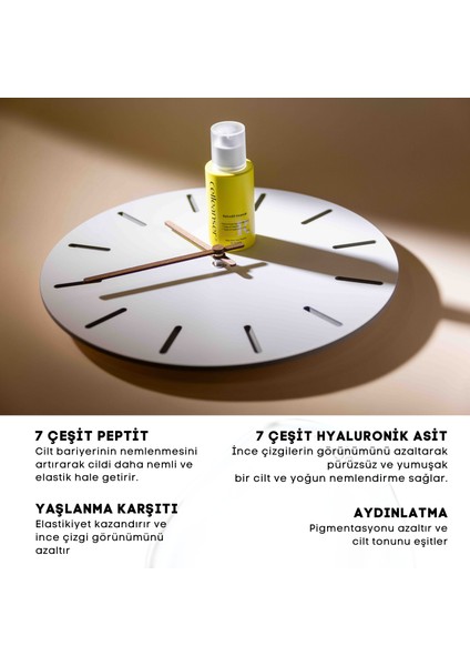 7 Çeşit Peptit & 7 Çeşit Hyaluronik Asit ile Nem ve Cilt Yenilenmesini Destekleyen Retinol Serum modelleri