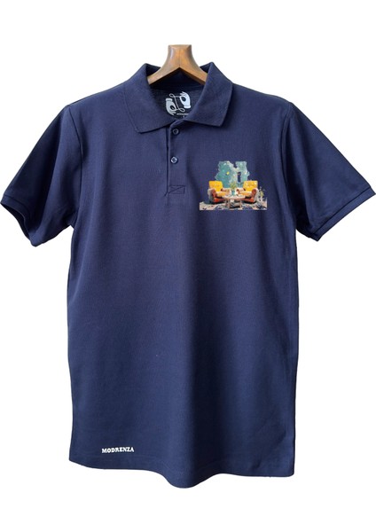 Lacivert Lacoste Tasarım Polo Yaka