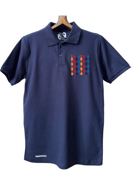 Lacivert Lacoste Tasarım Polo Yaka