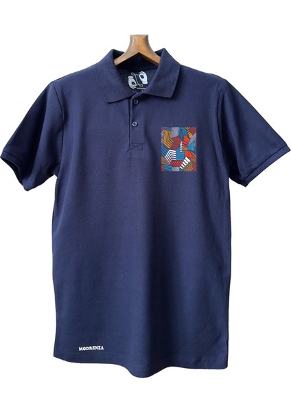 Lacivert Lacoste Tasarım Polo Yaka