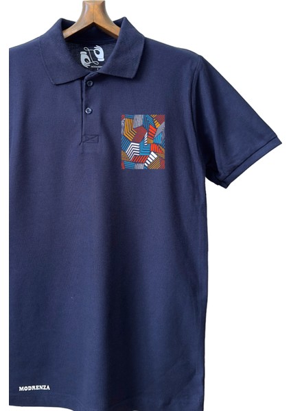 Lacivert Lacoste Tasarım Polo Yaka modelleri