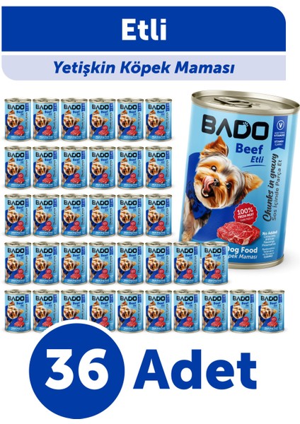 Yetişkin Yaş Köpek Maması Etli 400GR 36'lı