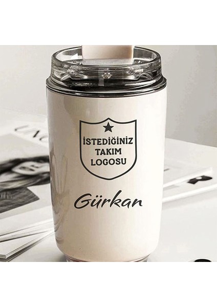 Kişiye Özel Retro Stil 240ML Vakumlu Isı Korumalı Takım Baskılı Termos Kupa