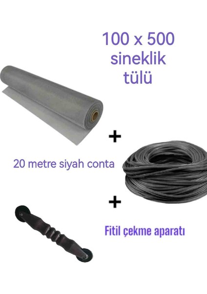 Fiberclass 100X500 Tül ( Sıkıştırma Aparatı) ve 20 mt Beyaz Fitili fırsatları