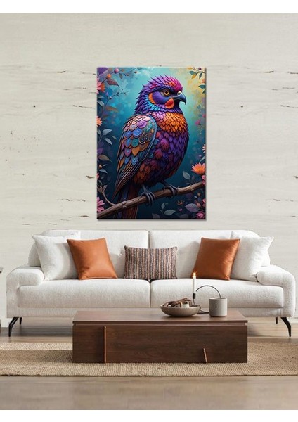 Renkli Kuş Resmi Mdf Tablo fiyatları