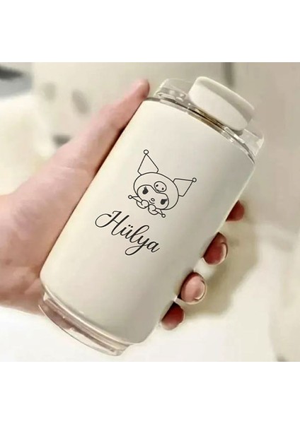 Kişiye Özel Retro Stil 240ML Vakumlu Isı Korumalı Kuromi Baskılı Termos Kupa fiyatları