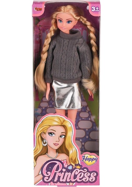 WG-115527 Kazaklı Örgü Saçlı Bebek 29 cm -Vardem Oyuncak fiyatları