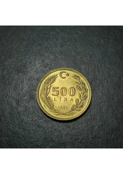 3996368990425AAE6B 1991 500 Lira Çil %70 Bakır ve %30 Çinko Para fırsatları