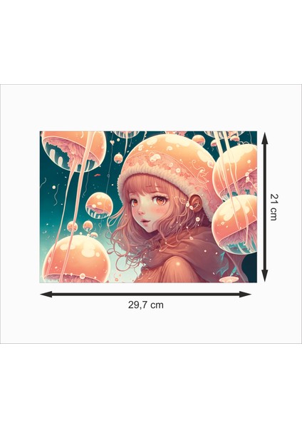 Anime Deniz Anası Dekoratif Ahşap Poster fiyatları