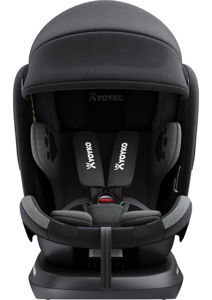 Bear 360 Derece Dönebilir Yatabilir 0-36 kg Isofixli Oto Koltuğu Gri fırsatları