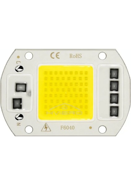 220 Volt 50 Watt Beyaz Projektör Cob LED Çipi