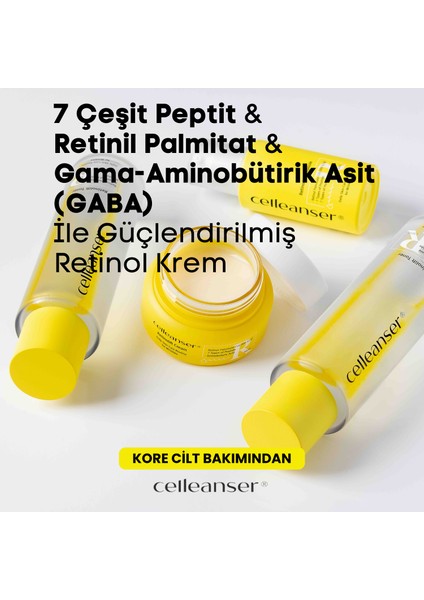7 Peptit & Retinil Palmitat Içeren Retinol Krem – Canlı ve Sıkı Görünüm Için indirimleri