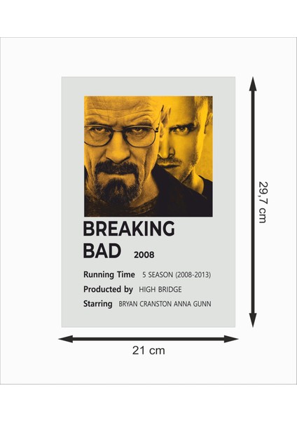 Breaking Bad Dizi Afişi Çerçevesiz Dekoratif Ahşap Poster fiyatları