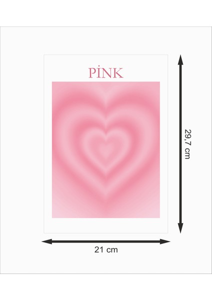 Pembe Pink Dekoratif Ahşap Poster fiyatları