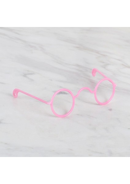 Loren Plastik Amigurumi Gözlük Pembe
