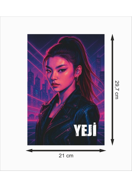 Itzy Yeji Dekoratif Retro Ahşap Poster fiyatları