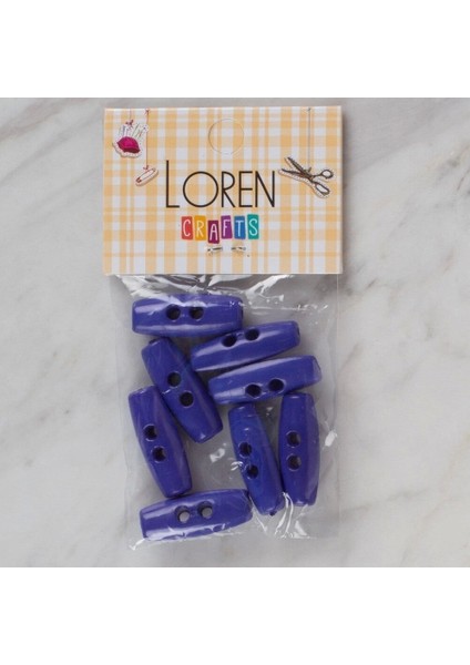 Loren Crafts Saks Mavi8 Li Çoban Düğmesi - 57