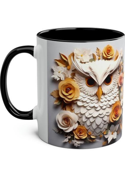 Baykuş Desenli Baskılı Kupa Bardak fiyatları