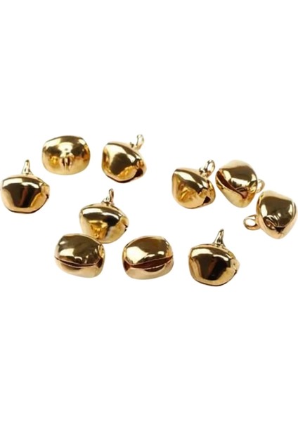 Amigurimi Mini Çan Altın Renk Çan 5'li