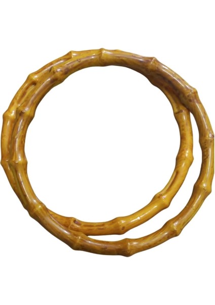 Çanta Sapı Akrilik Yuvarlak Hardal