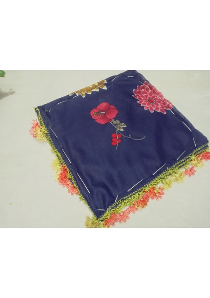 ve Reyhan %100 Pamuk Yazma Üzerine Tamamı El Işi Dört Tarafı Oyalı Yazma, Eşarp, Mevlit Örtüsü 100 x 100CM fiyatları