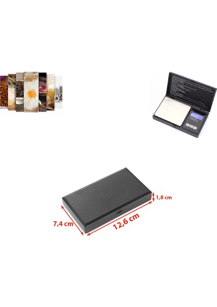 Kapaklı Küçük Dijital Hassas Cep Ölçeği Mücevher Vb. Terazisi LCD Elektronik Kuyumcu Laboratuvar Tartısı (Max: 500 Gr) fiyatları