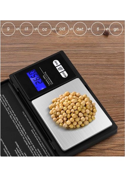 Kapaklı Küçük Dijital Hassas Cep Ölçeği Mücevher Vb. Terazisi LCD Elektronik Kuyumcu Laboratuvar Tartısı (Max: 500 Gr) fırsatları