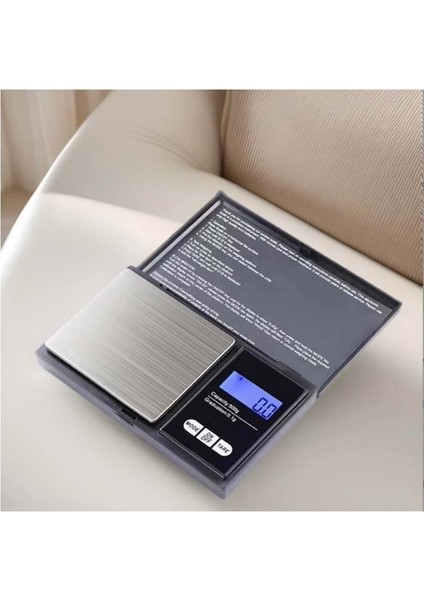 Kapaklı Küçük Dijital Hassas Cep Ölçeği Mücevher Vb. Terazisi LCD Elektronik Kuyumcu Laboratuvar Tartısı (Max: 500 Gr) indirimleri