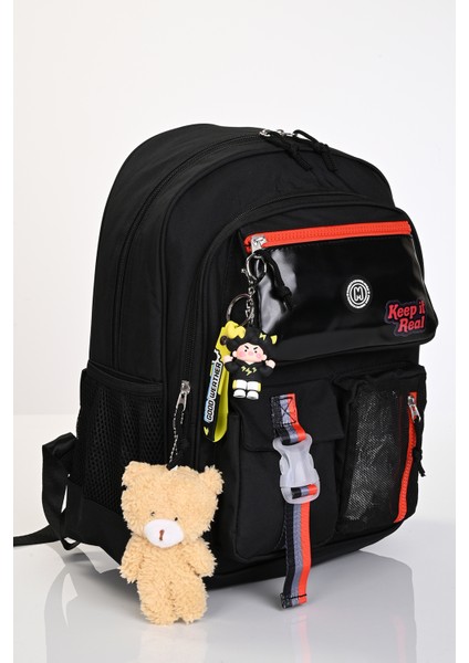 MU-5941 Black Start Okul Çanta Seti 3'lü – Sırt Çantası, Beslenme Çantası ve Kalemlik fiyatları