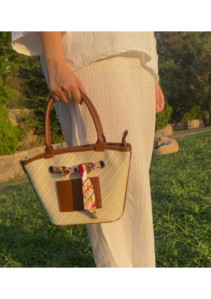 Vare Şal Aksesuarlı El ve Omuz Çantası fiyatları