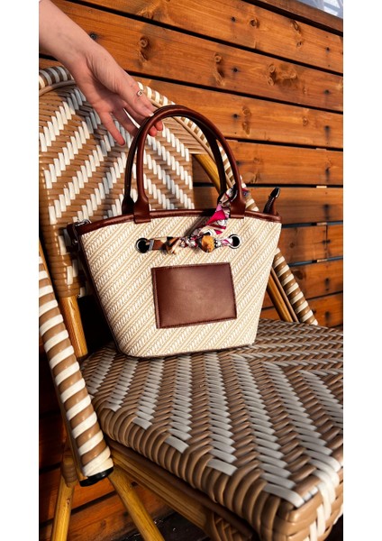 Vare Şal Aksesuarlı El ve Omuz Çantası fırsatları