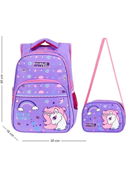 Yarasa Sırt Ilkokul Çantası Lila Lıttle Horse Özkara Çanta fiyatları