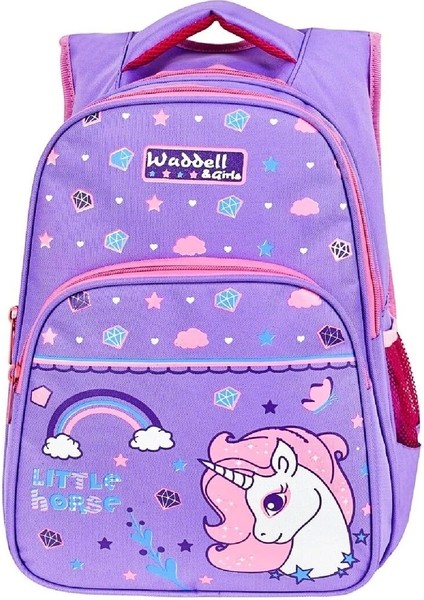 Yarasa Sırt Ilkokul Çantası Lila Lıttle Horse Özkara Çanta modelleri