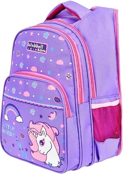Yarasa Sırt Ilkokul Çantası Lila Lıttle Horse Özkara Çanta fırsatları