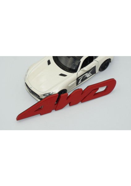 Arazi Off Road 4WD Kırmızı Abs Yazı Logo Amblem modelleri