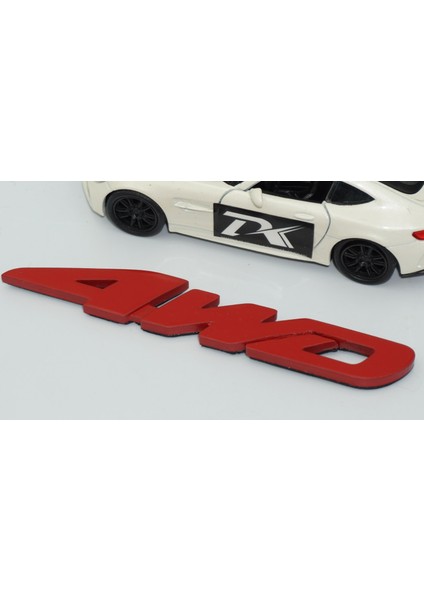 Arazi Off Road 4WD Kırmızı Abs Yazı Logo Amblem indirimleri